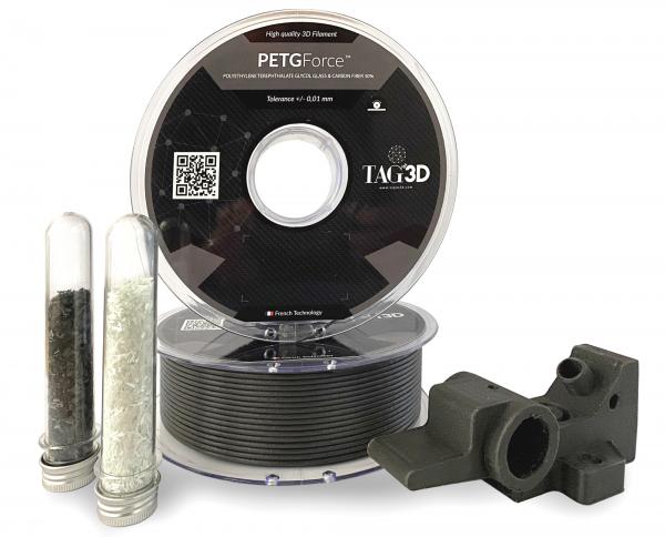 TAGIN3D PETGForce 1,75mm 1000g - mit Kohlefaser und Glasfaser versetzt