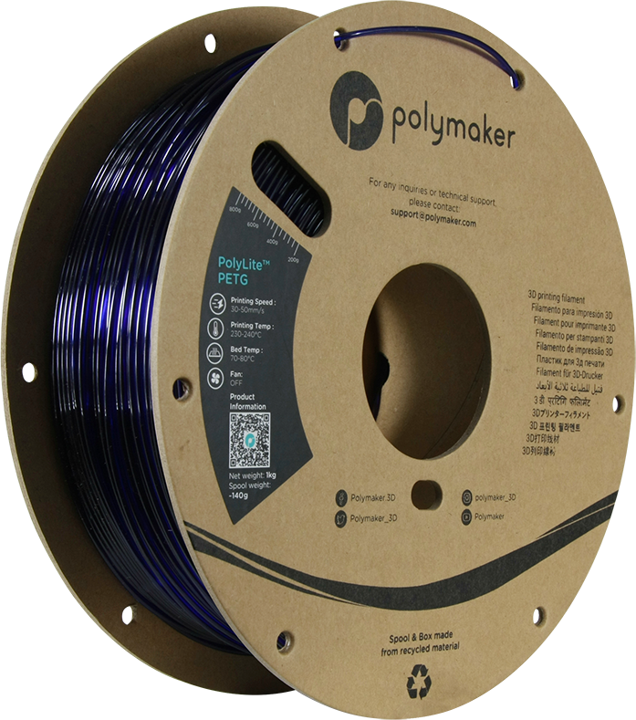 Polymaker - PolyLite™ PETG Filament 1,75mm 1000g - 3D Material-Shop
