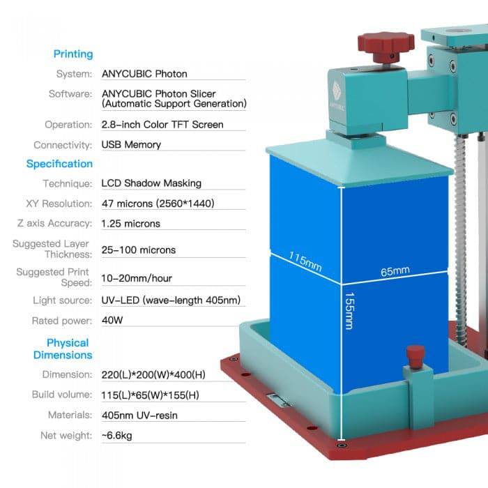 Anycubic Photon DLP 3D-Drucker - 3D Material-Shop