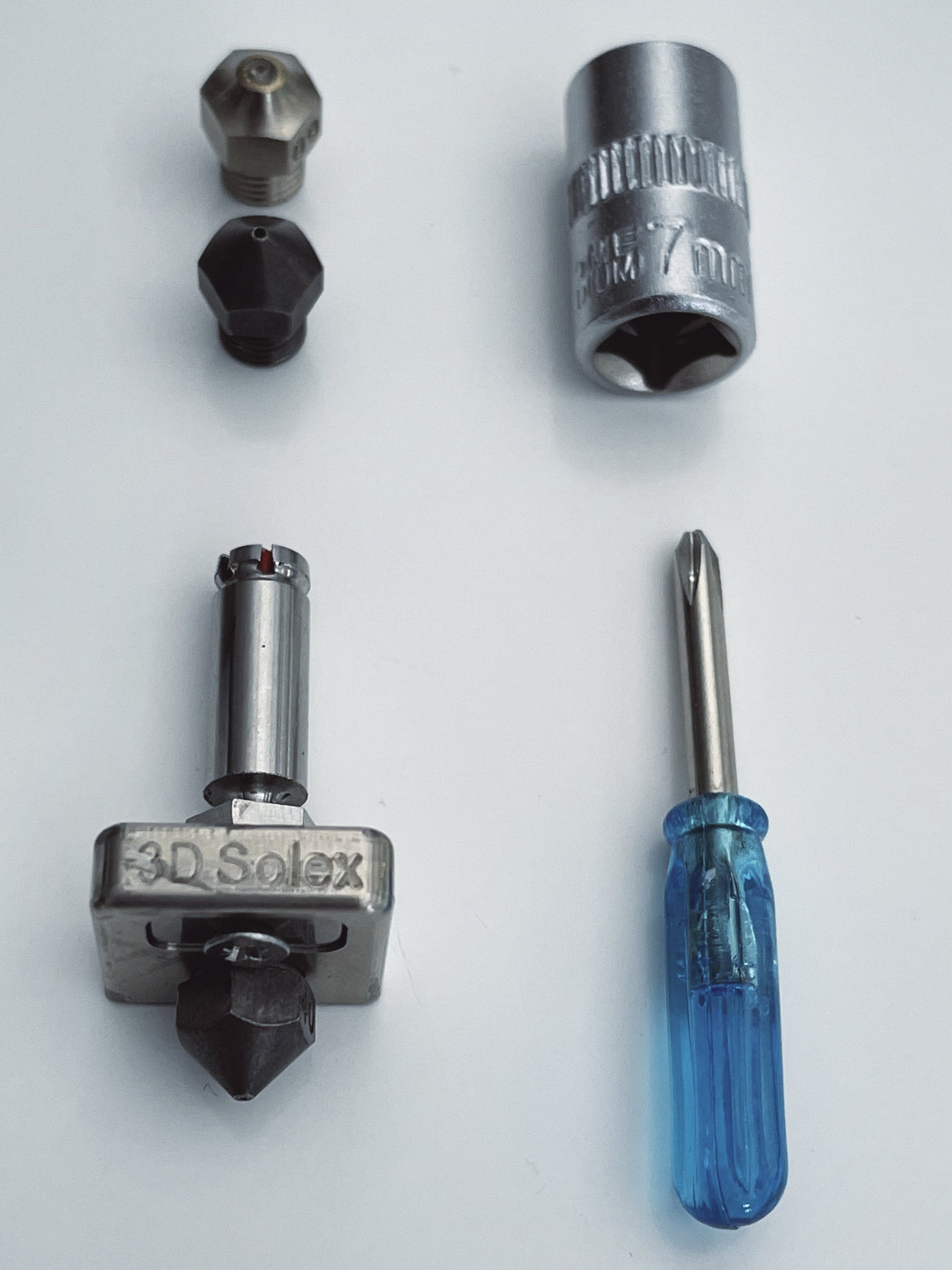 3D Solex Timeslicer Hotend Premium für Raise3D E2 (0.40-0.60R-0.80) - 3D Material-Shop