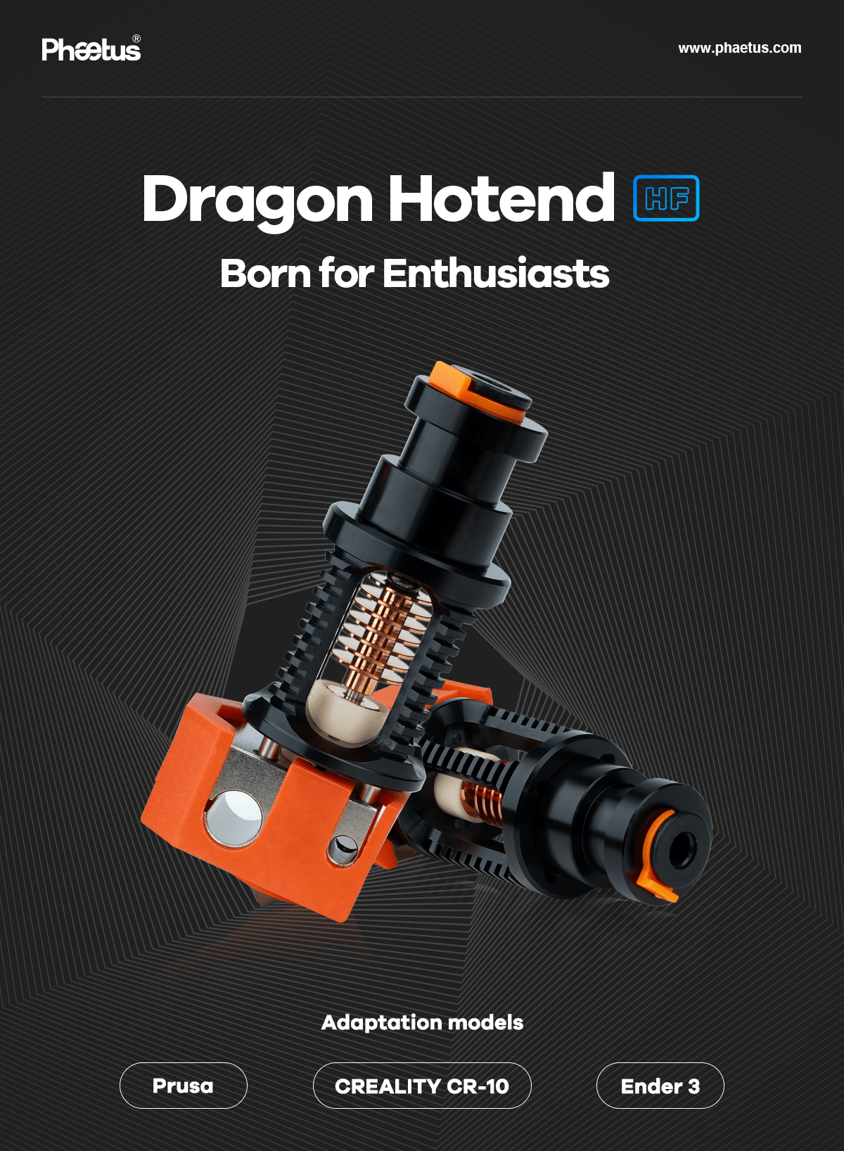 Phaetus Dragon High Flow Hot-End - 3D Material-Shop