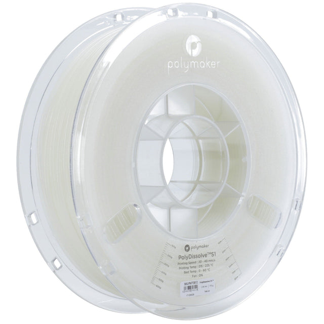 PolyMaker PolyDissolve™ S1 Wasserlösliches Filament 1,75mm 750g - 3D Material-Shop