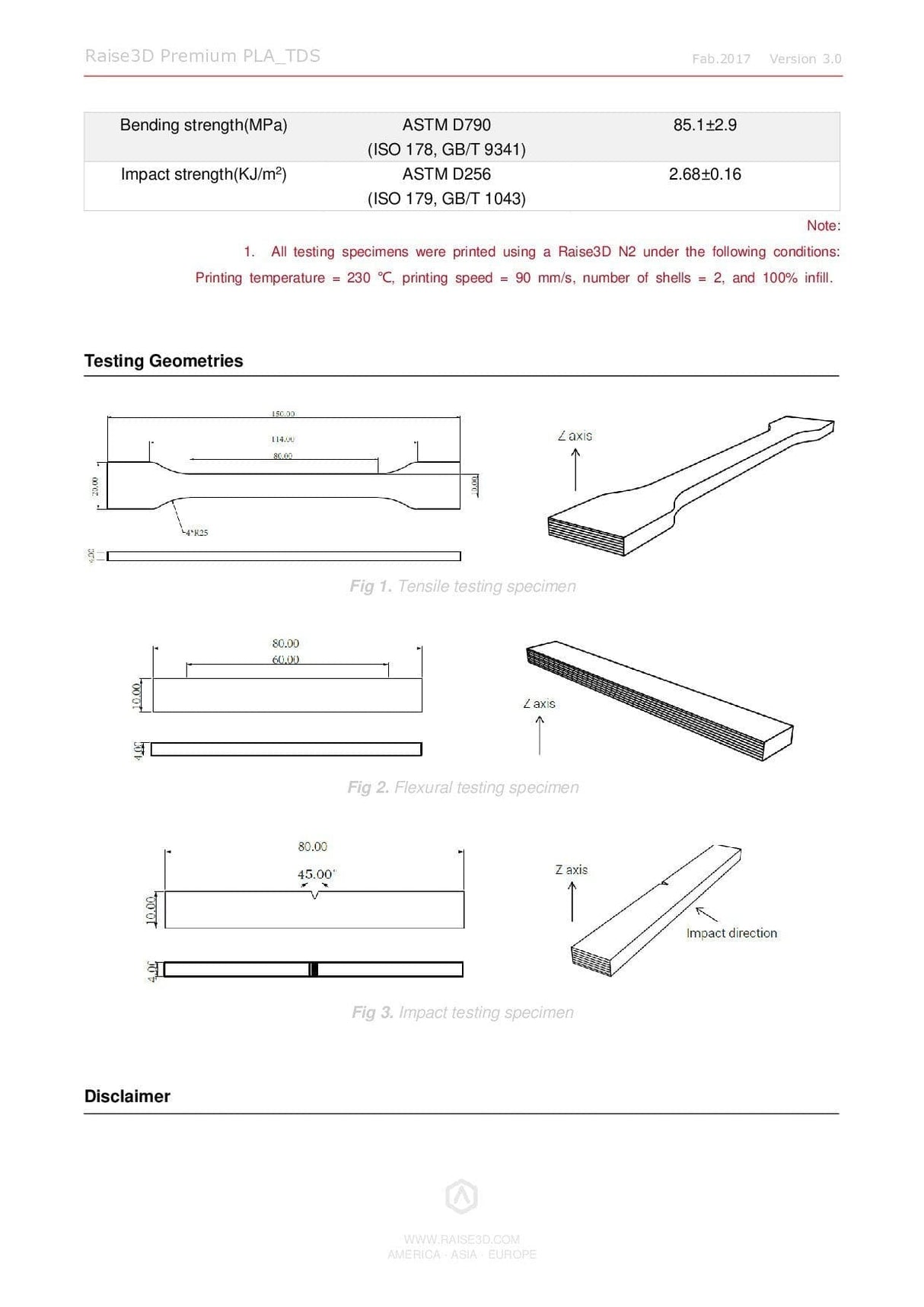 Raise3D Premium PLA - 1,75mm - 1000g - 3D Material-Shop
