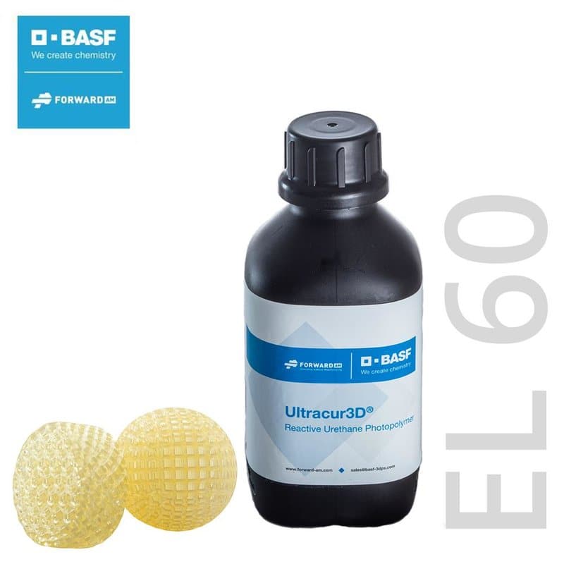 BASF Ultracur3D EL 60 Elastic Resin - 3D Material-Shop
