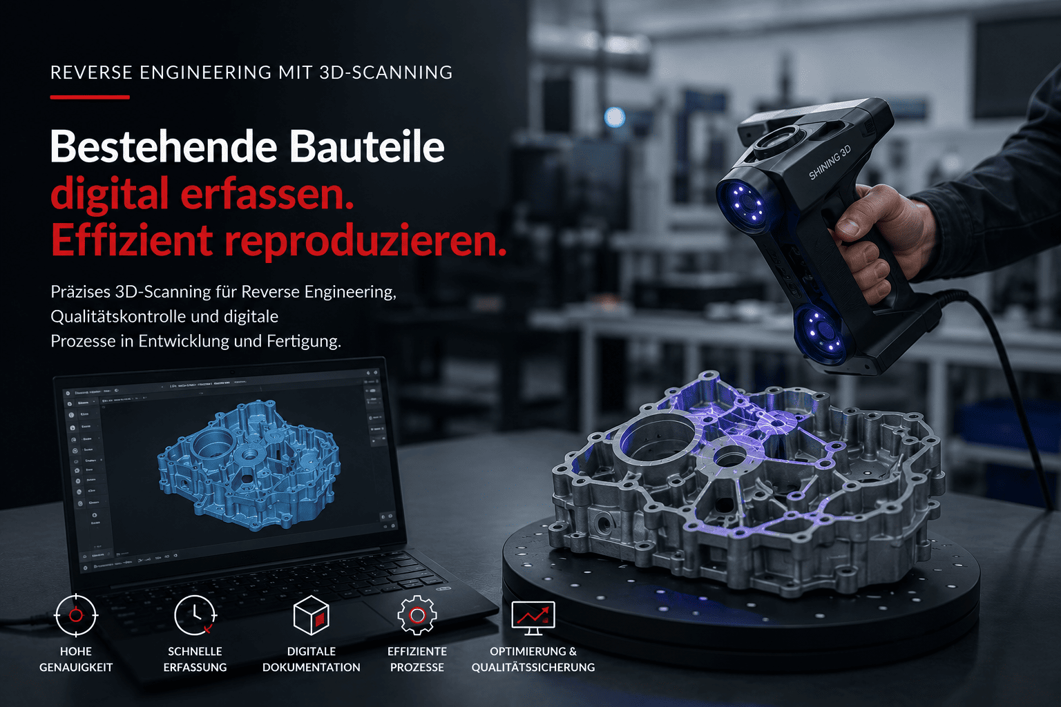 Reverse Engineering mit 3D-Scanning