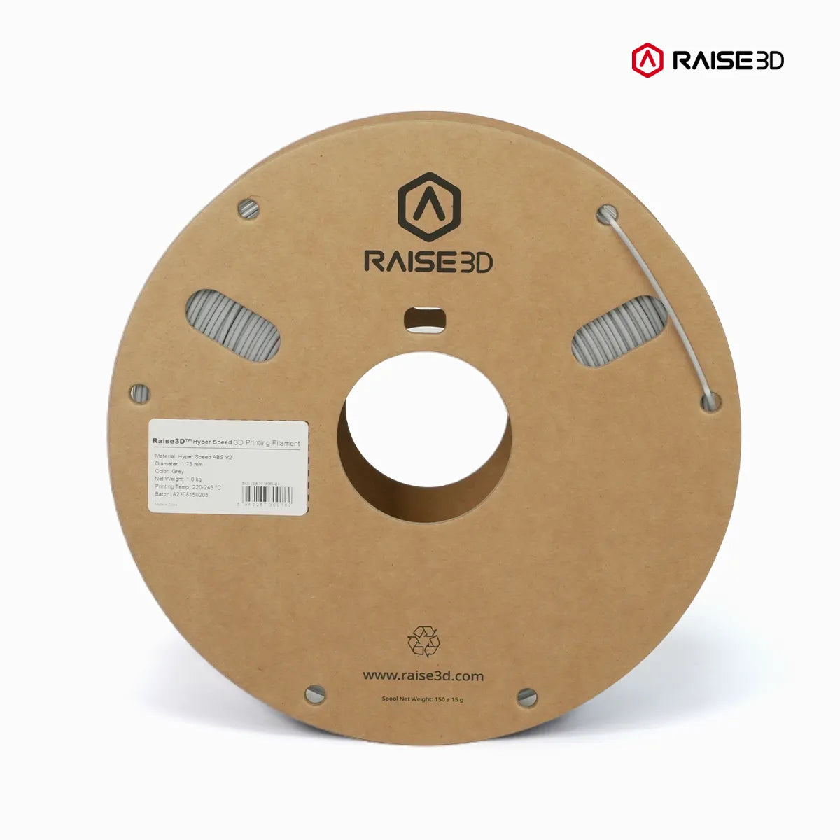 Raise3D Hyper Speed ABS V2 Filament 1kg (1.75mm) - [3D Material-Shop]