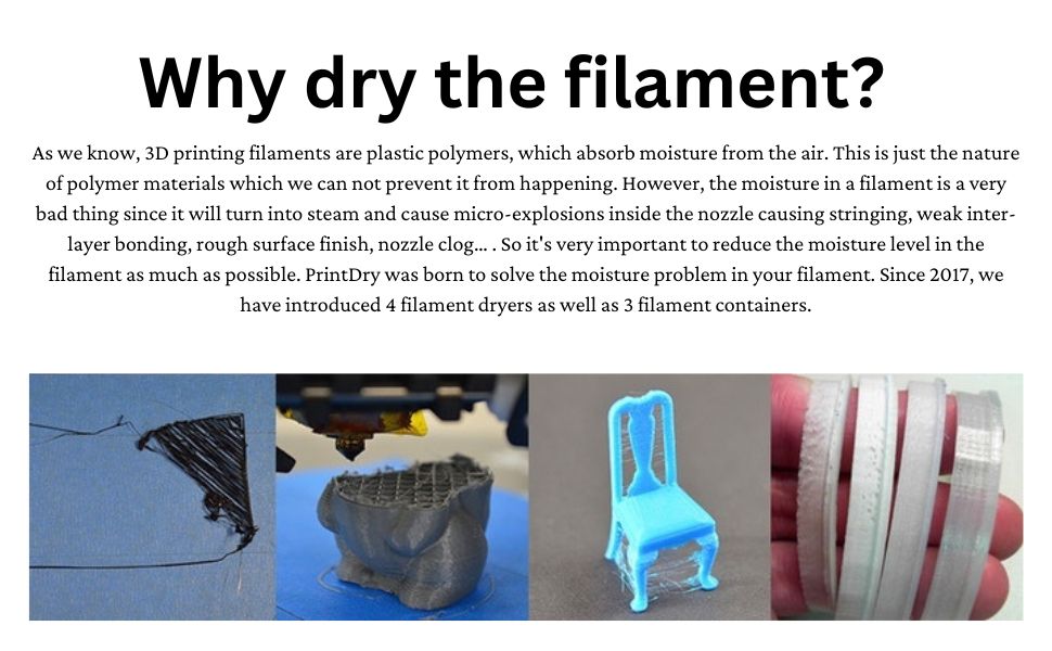 PrintDry Filament Dryer PRO3 - [3D Material-Shop]