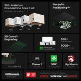 xTool S1 Geschlossener Diodenlaserschneider 40W - Deluxe Kit - [3D Material-Shop]