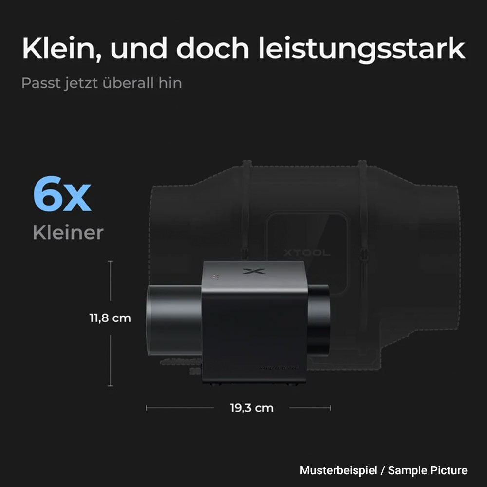 xTool Rohrventilator IF2 passend für xTool Laser - [3D Material-Shop]