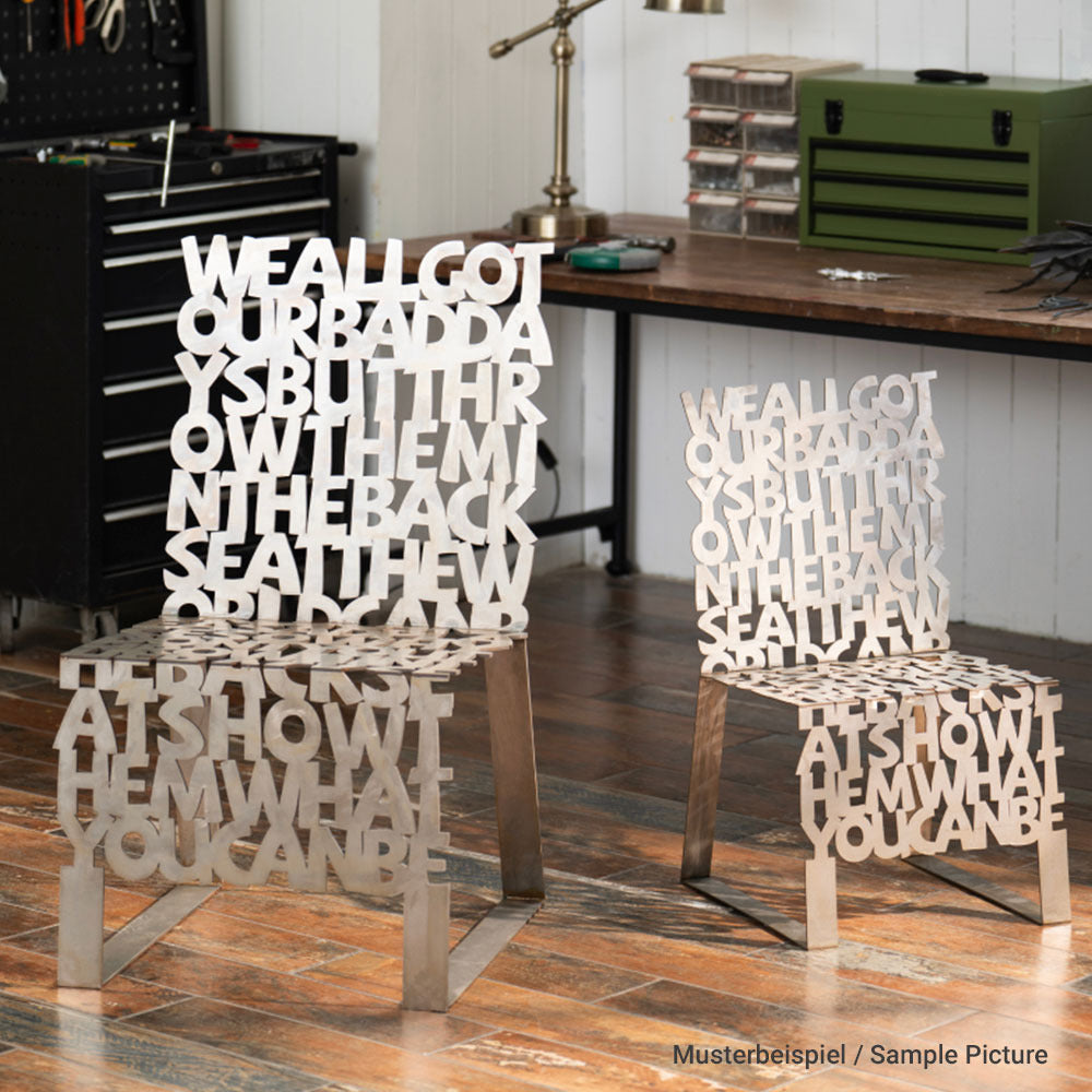 xTool 61 cm x 61 cm x 0,2 cm 304 Edelstahlplatte (5er-Pack) für MetalFab - [3D Material-Shop]