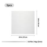 xTool 61 cm x 61 cm x 0,2 cm 1060 Aluminiumblech (5er-Pack) für MetalFab - [3D Material-Shop]