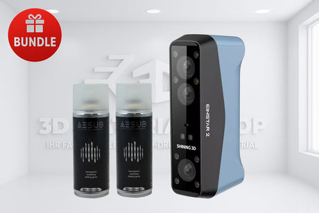 Bundle: Shining3D Einstar 2 + 2x Aesub Black Scanning Spray(400 ml) - [3D Material-Shop]