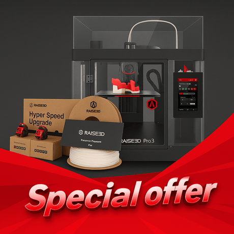 Bundle: Raise3D Pro3 3D Dual-Extruder + HUK - [3dmaterial-shop]