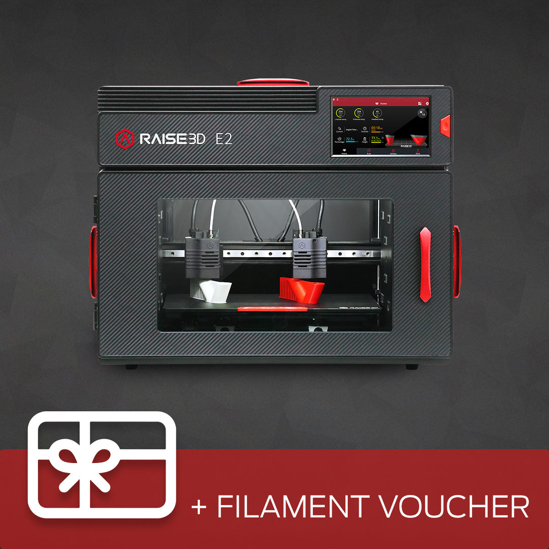  Special Offer: Raise3D E2 3D-Drucker + Filament-Voucher  - [3dmaterial-shop]