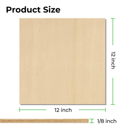 xTool 3 mm Basswood Sperrholz (30 Stück) - [3D Material-Shop]