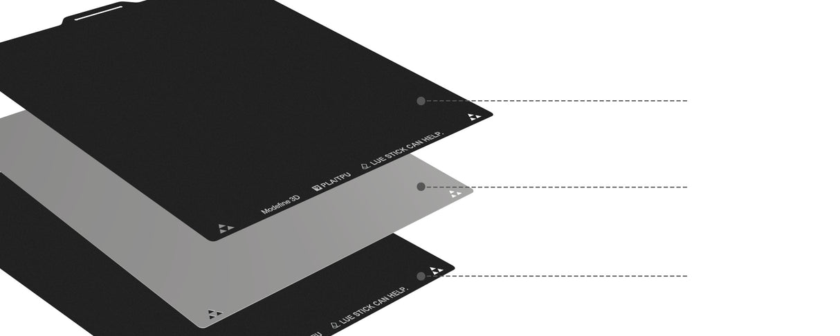 Modefine 3D Cool build plate für Bambu Lab X1, P1, A1 Serie - [3D Material-Shop]