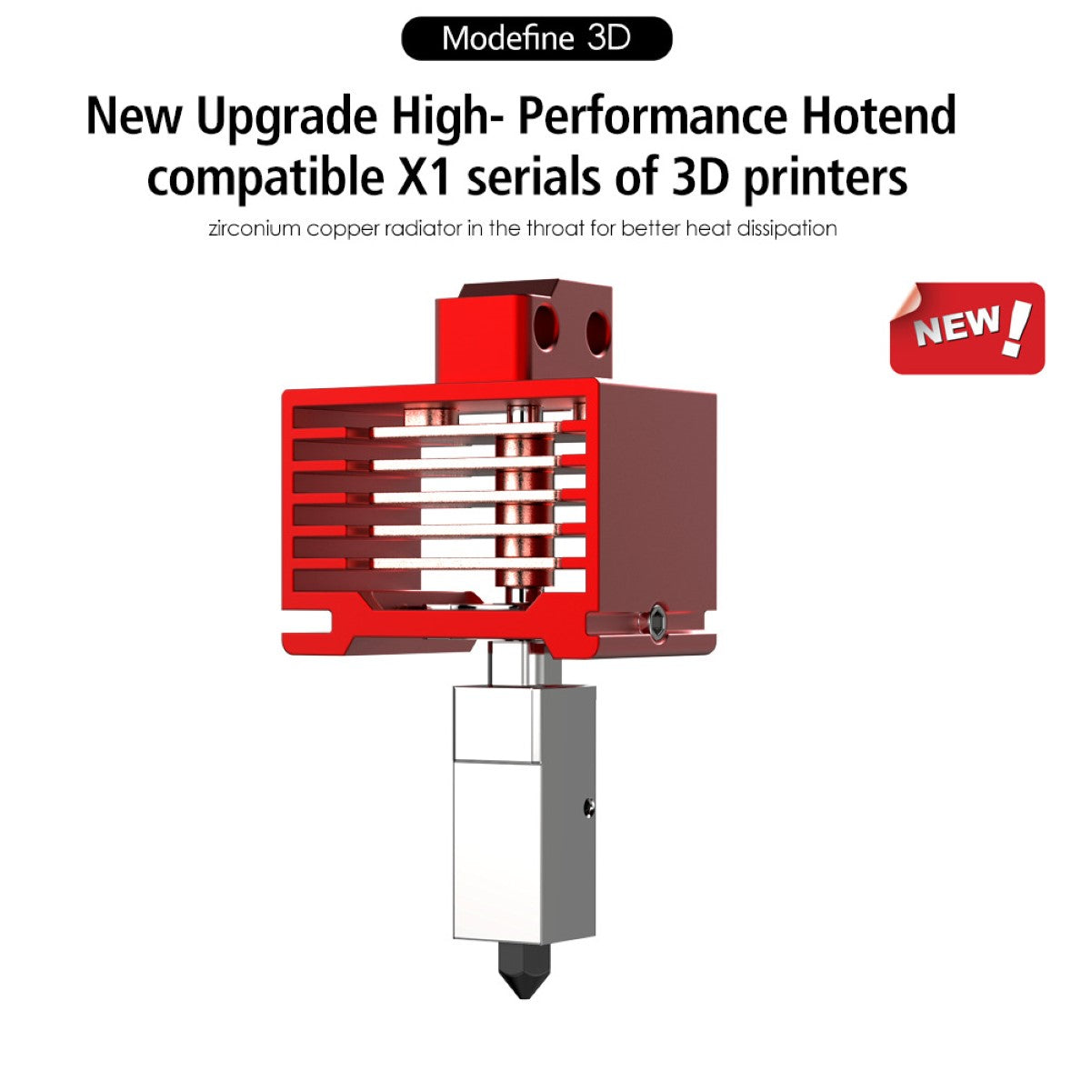 Modefine 3D M1 Pro Hotend 0,4mm für X1 Serie - [3D Material-Shop]