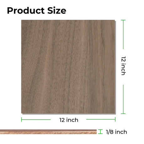  xTool Material – Walnuss-Sperrholzplatten 30 × 30 cm × 3 mm (1/8") – 6 Stück - [3D Material-Shop]