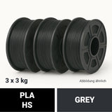 ProFila PLA HS Grey RAL7035 9 kg Bundle (3 x 3 kg) - 1,75 mm