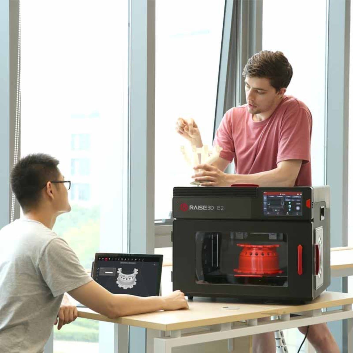 Raise3D E2 Mehrzweck-3D-Drucker mit IDEX-Dual-Extruder - 3D Material-Shop 