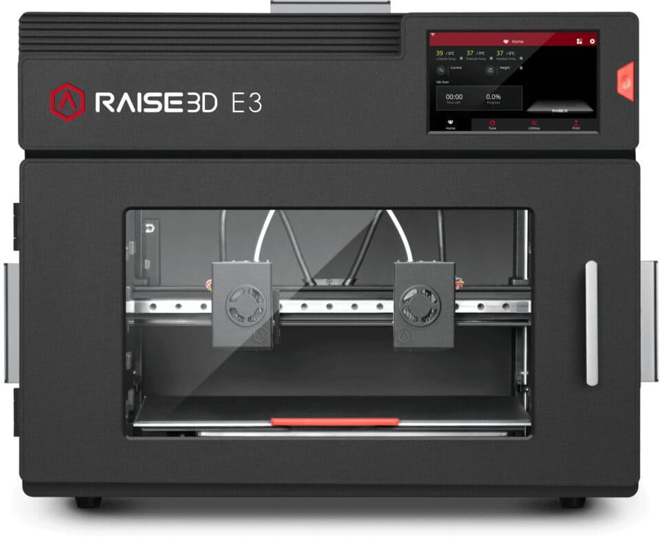 Raise3D-E3-3D-Drucker mit IDEX Dual-Extruder - [3D Material-Shop]