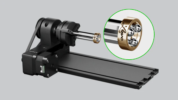  xTool Rotary Attachment 2 Pro - RA2 Pro - F1 / M1 / F1 / P2 - [3D Material-Shop]