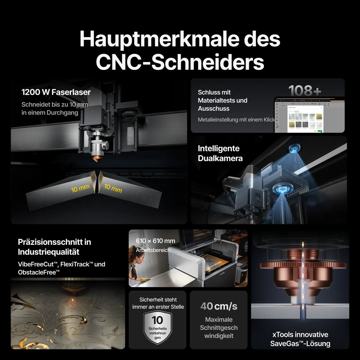 xTool MetalFab 800W Laserschweißgerät (LK4) - [3D Material-Shop]