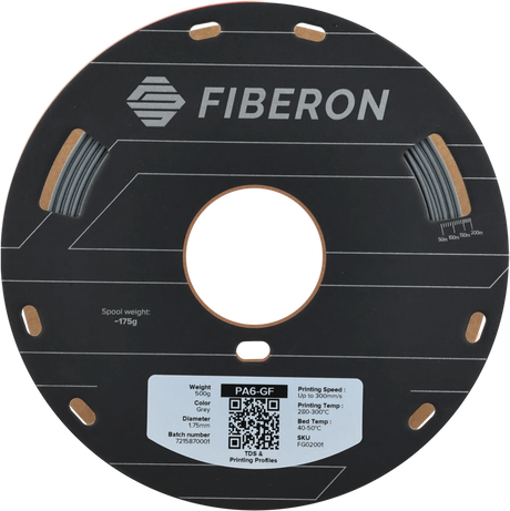 Polymaker Fiberon™ PA6-GF25 Grau 1,75 mm 500 g - [3D Material-Shop]