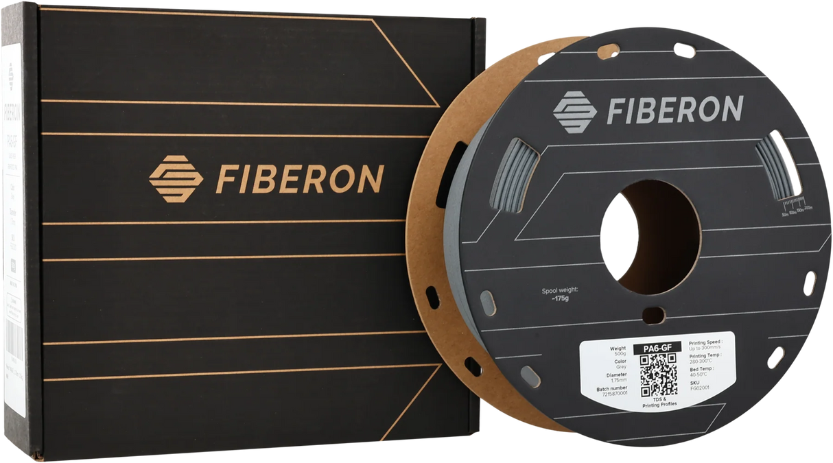 Polymaker Fiberon™ PA6-GF25 Grau 1,75 mm 500 g - [3D Material-Shop]