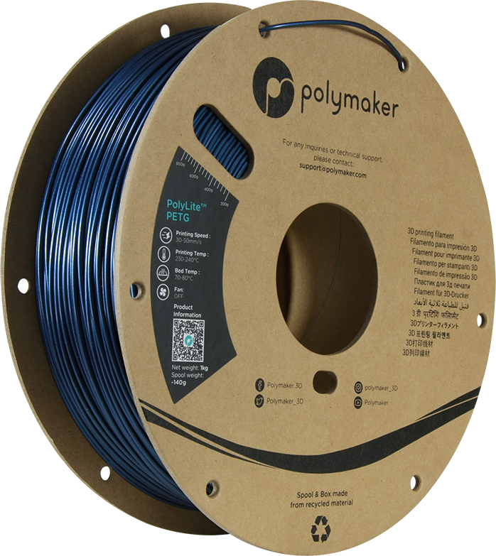 Polymaker - PolyLite™ PETG Filament 1,75mm 1000g - 3D Material-Shop 