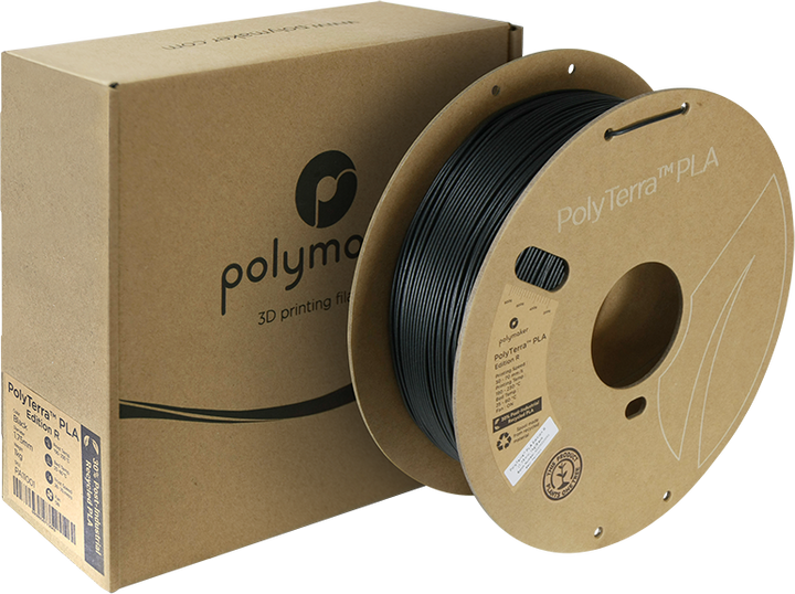 Polymaker PolyTerra PLA Edition R Schwarz - 3D Material-Shop 