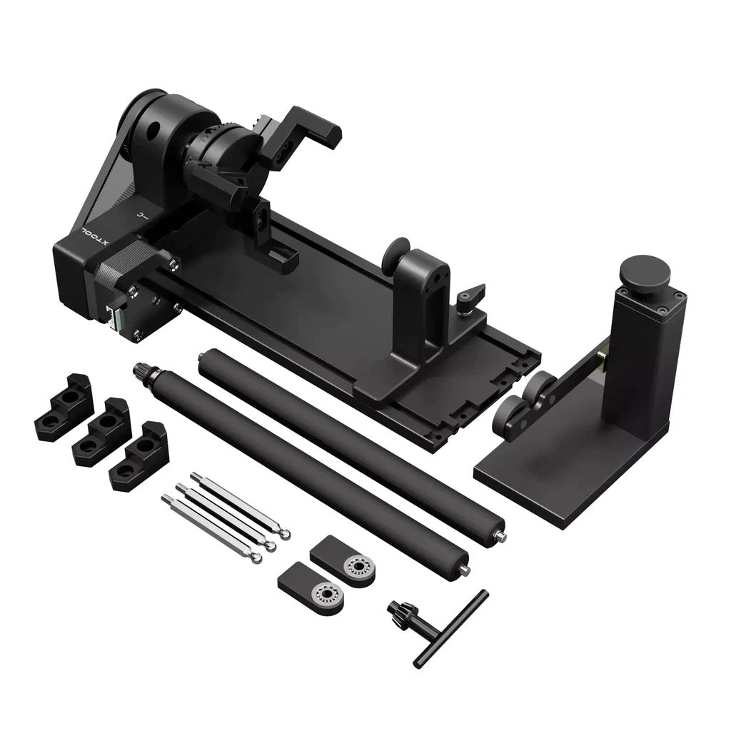  xTool Rotary Attachment 2 Pro - RA2 Pro - F1 / M1 / F1 / P2 - [3D Material-Shop]