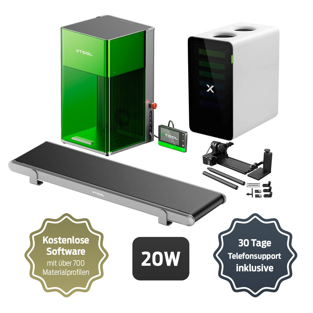 Bundle: xTool F1 Ultra - 20W - Deluxe Bundle - [3D Material-Shop]