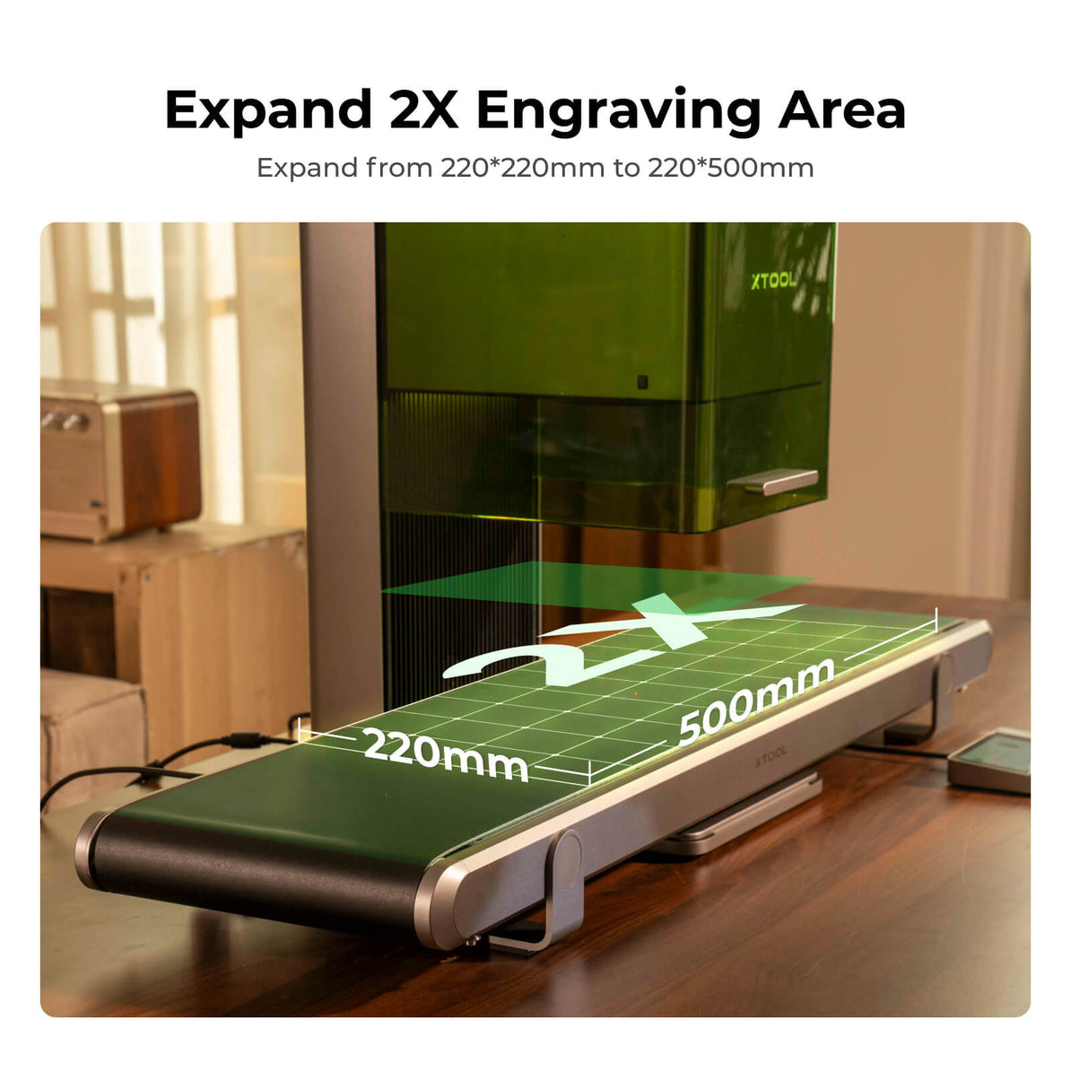 xTool F1 Ultra Conveyor - [3D Material-Shop]