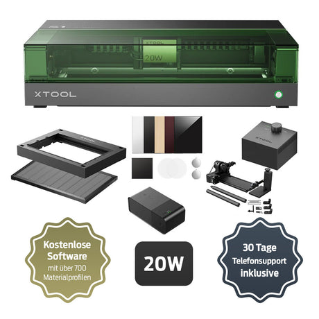 xTool S1 20W - Deluxe Bundle - [3D Material-Shop]
