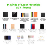 xTool Laser Material Kit – 137-teiliges Materialpaket - [3D Material-Shop]