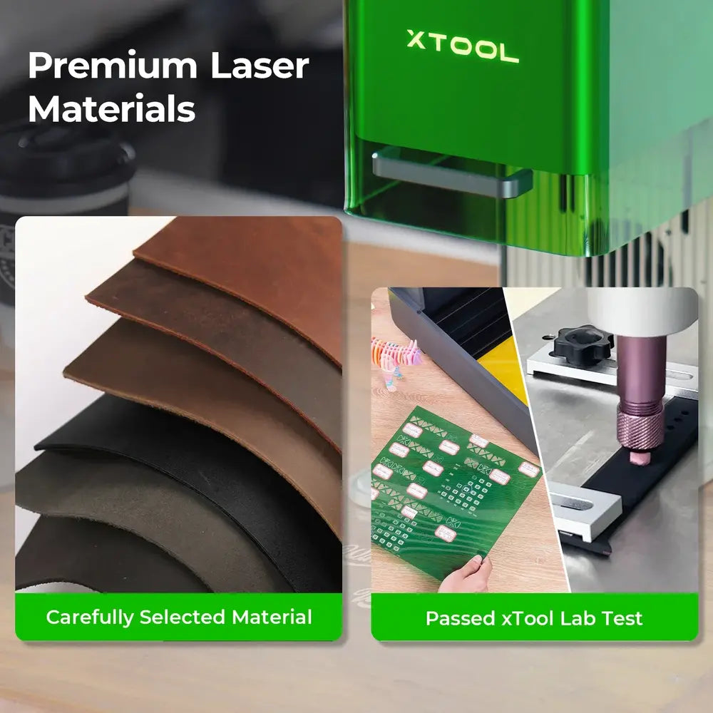 xTool Laser Material Kit – 137-teiliges Materialpaket - [3D Material-Shop]