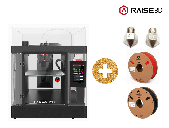 Bundle-Angebot: Raise3D Pro3 3D-Drucker im Set - [3dmaterial-shop]