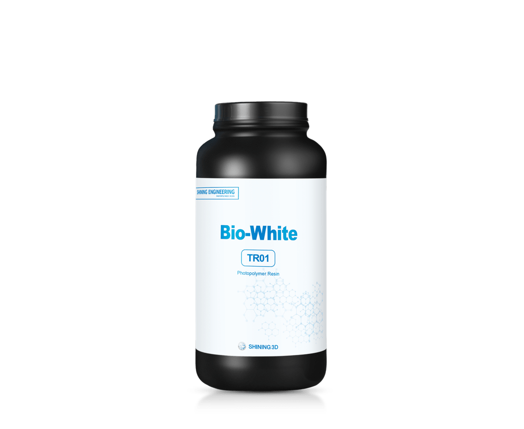 Shining3D Bio-White Resin TR01 - 3D Material-Shop 