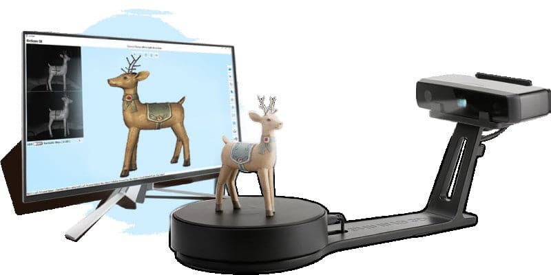 EinScan-SE 3D-Scanner inkl. Drehteller - [3D Material-Shop] 
