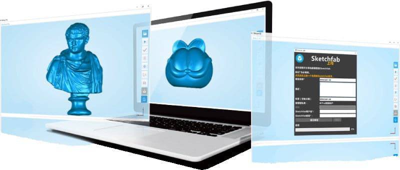 EinScan-SE 3D-Scanner inkl. Drehteller - [3D Material-Shop] 