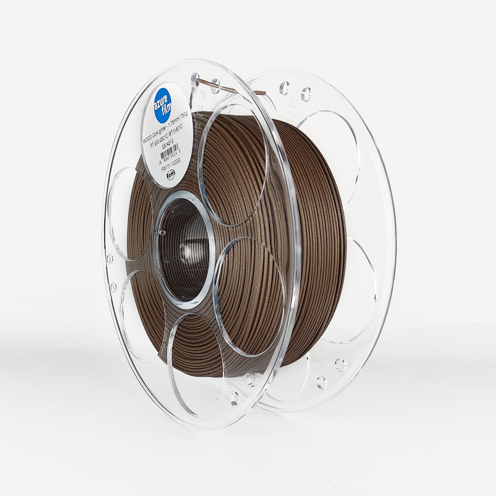 AzureFilm Wood Filament 1.75mm 750g - 3D Material-Shop 