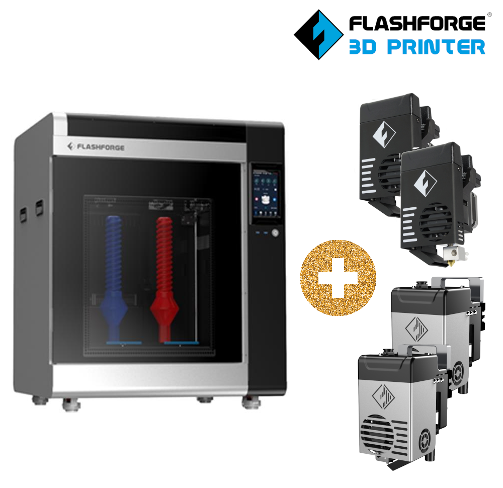 Flashforge Sign In Full set bundle: Flashforge Creator 4 A-HT IDEX 3D printer in a comple ...