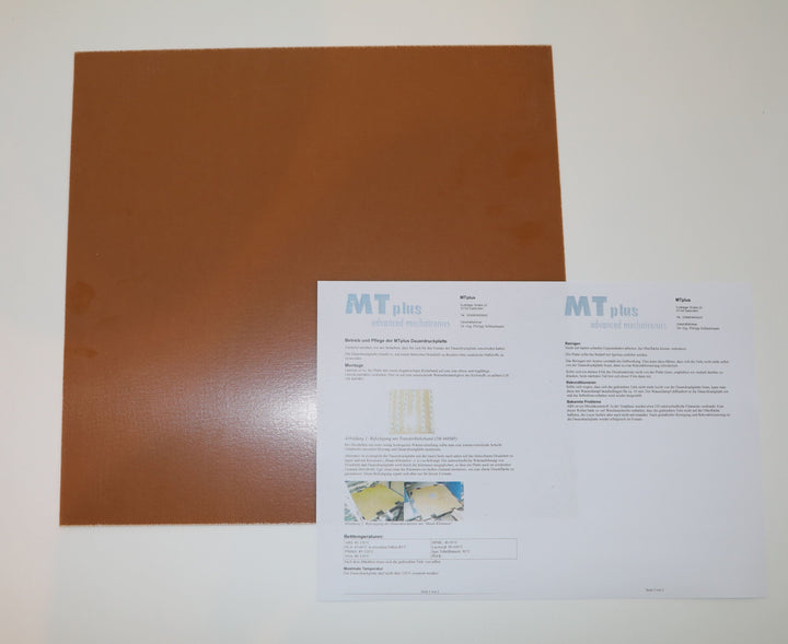 MTPlus Dauerdruckplatte für Raise3D E2/E2CF 368x254 mm - 3D Material-Shop 