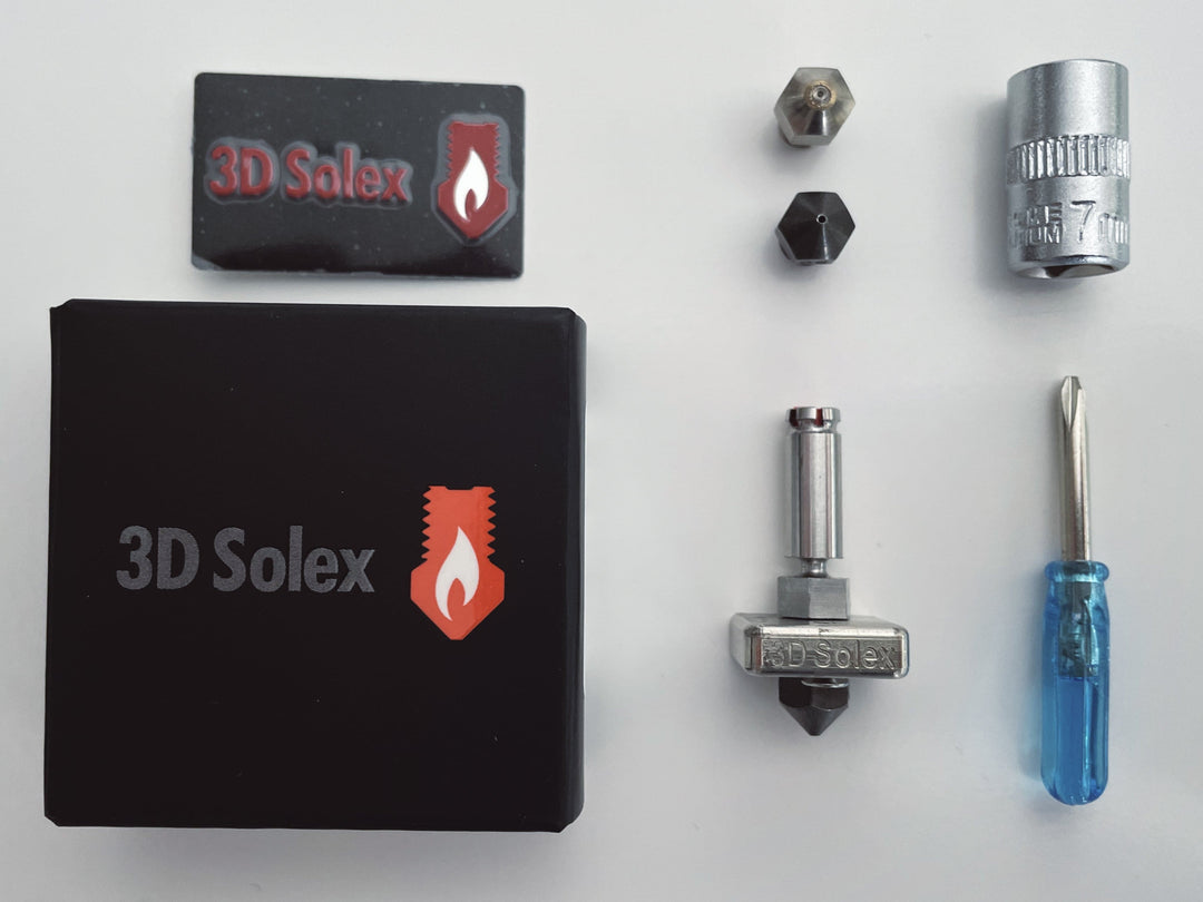 3D Solex Timeslicer Hotend Premium für Raise3D E2 (0.40-0.60R-0.80) - [3D Material-Shop] 