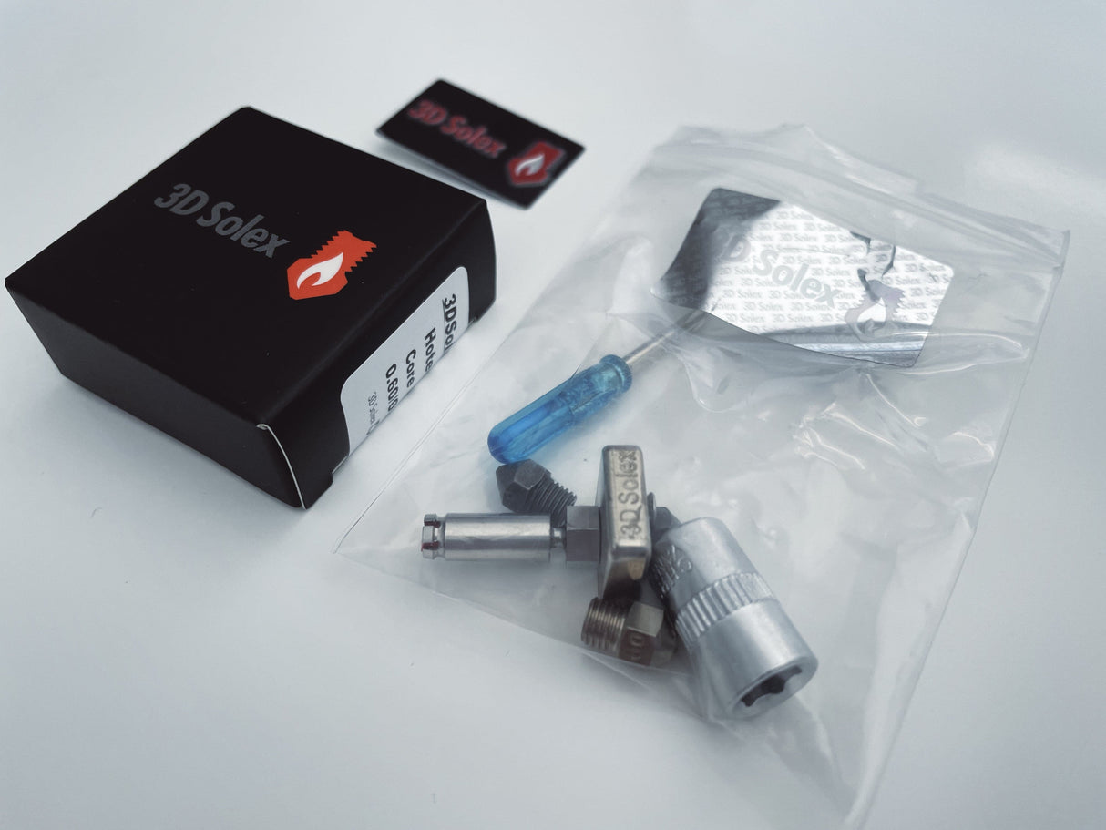 3D Solex Timeslicer Hotend Premium für Raise3D E2 (0.40-0.60R-0.80) - 3D Material-Shop 