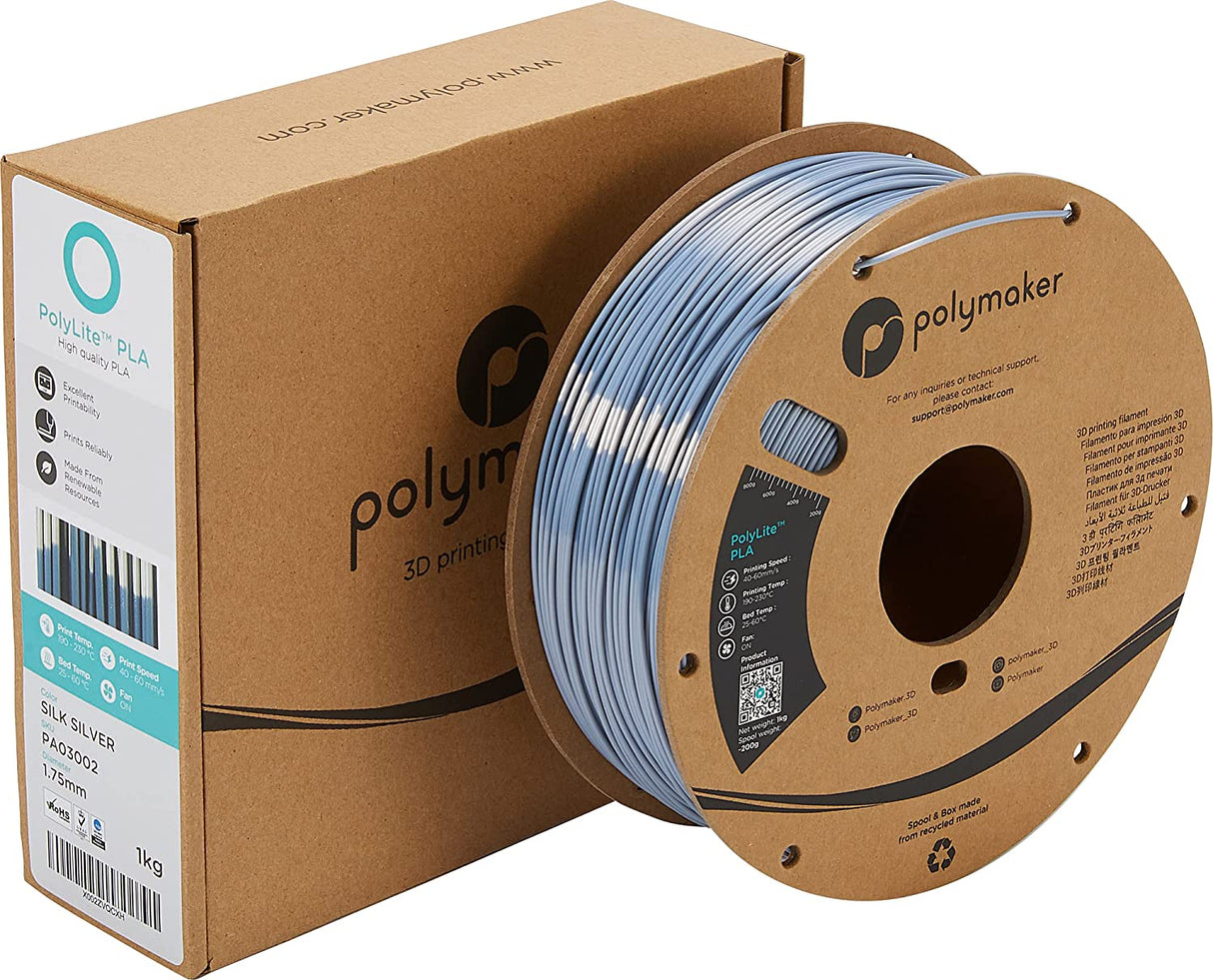 Polymaker PolyLite Silk PLA 1,75mm 1000g - 3D Material-Shop 