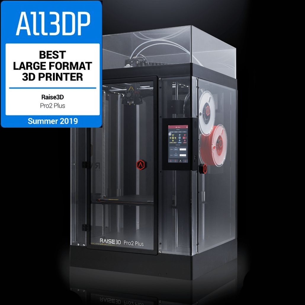 Raise3D Pro2 Plus 3D-Drucker mit Dual-Extruder - [3D Material-Shop] 