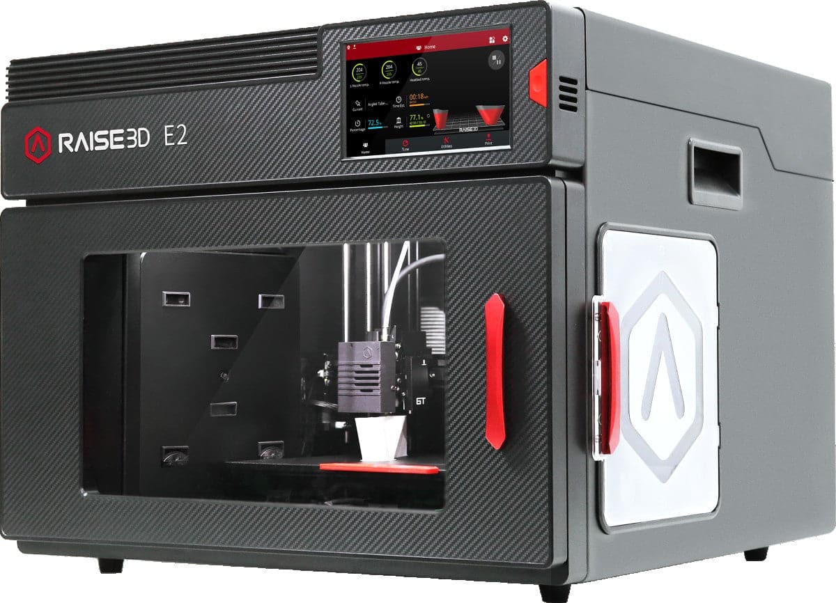 Raise3D E2 Mehrzweck-3D-Drucker mit IDEX-Dual-Extruder - 3D Material-Shop 