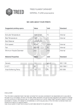 TreeD P-Lene 4 PP Filament 1,75mm 750g TREED